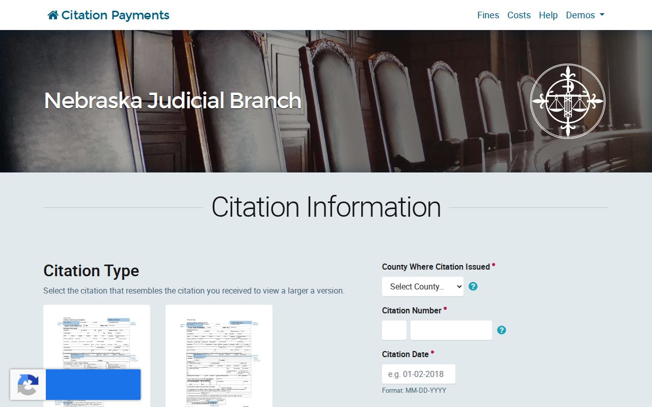 Tecumseh warrant records citation search fields for a Johnson County case