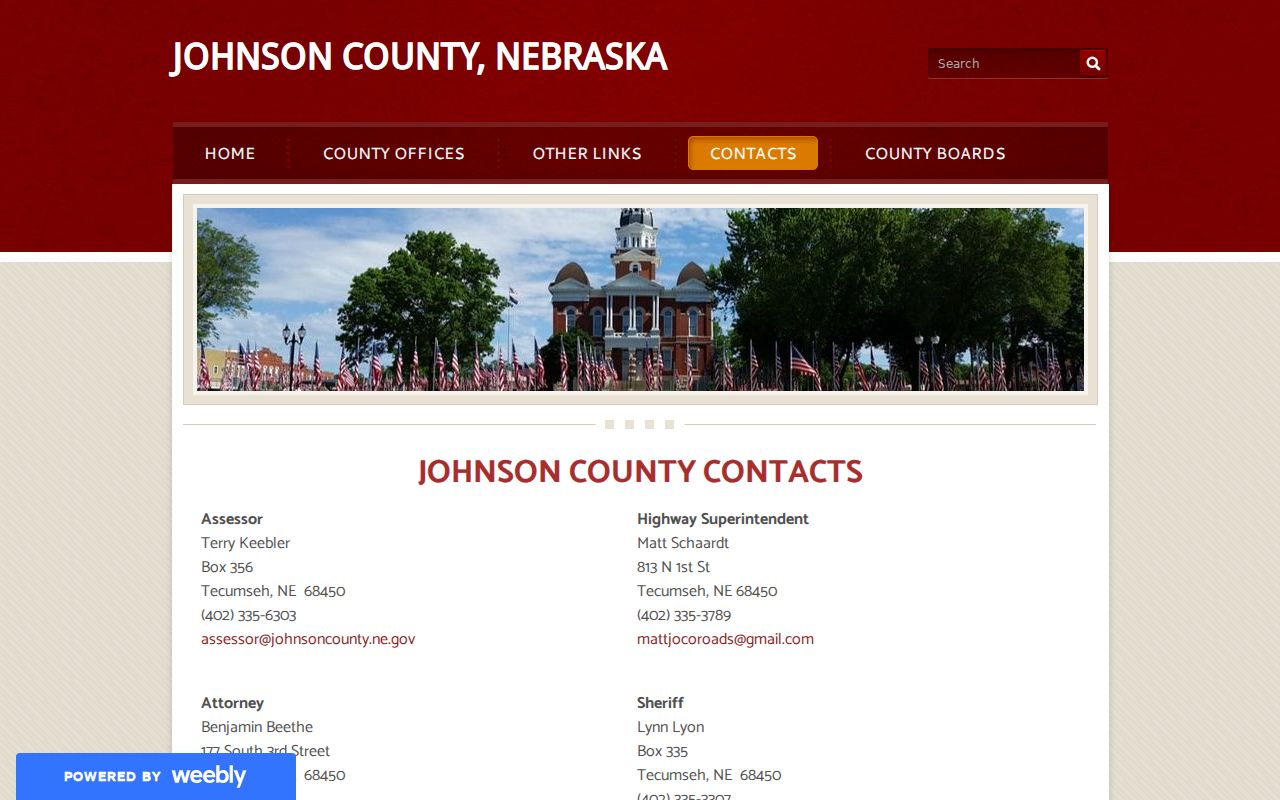 Johnson County outstanding warrants court and sheriff contact offices
